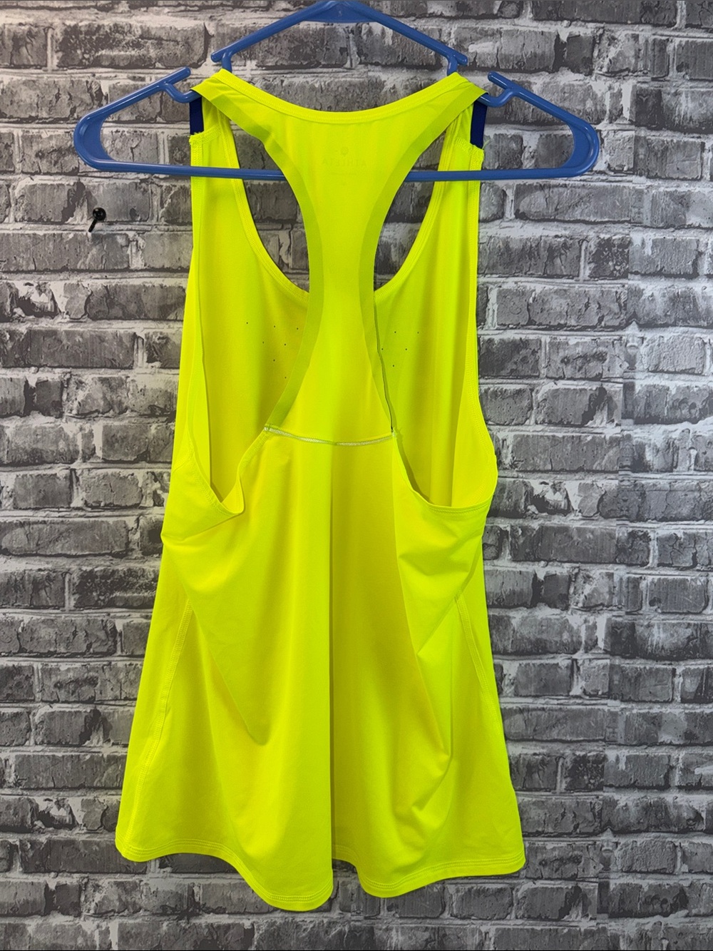Athleta‎ Neon Yellow Racerback Performance Tank - Picture 5 of 7